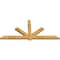 Ekena Millwork Kennewick Rough Sawn Timber Gable Bracket, Western Red Cedar, 108"W x 49"H x 4"D x 6"F, 11/12 Pitch GBW108X49X0406KEN00RWR - alternate 3